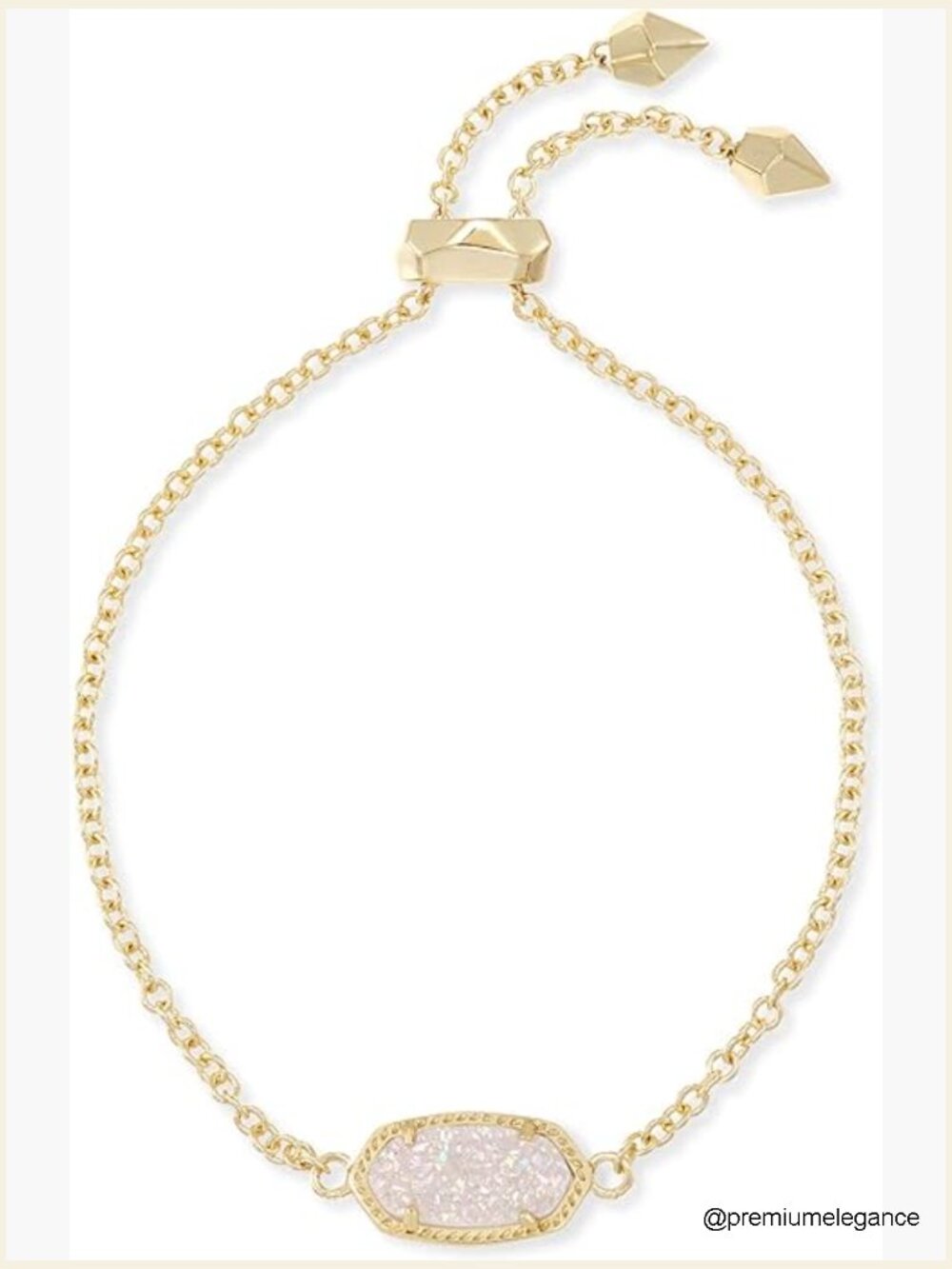 Adjustable Chain Bracelet, Gold-Plated, Lobster Claw Clasp, 9 inch